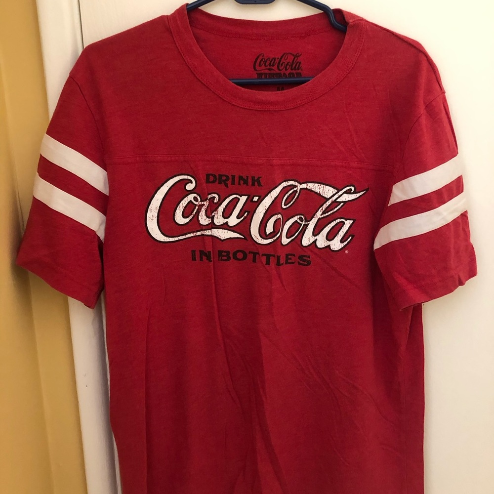 Vintage striped Coca-Cola shirt